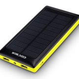 迪比科 薄款太阳能充电宝通用10000毫安移动电源迷你太阳能充电器