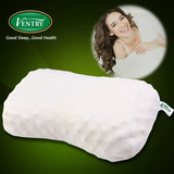 VENTRY泰国进口乳胶枕头纯天然正品大颗粒按摩保健枕头女士蝴蝶枕