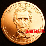 全新美国第16枚1元硬币林肯纪念币自由女神总统币 美金外国钱币