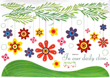 幼儿园卡通贴纸 可移除泡沫大树女孩墙贴 儿童画花朵装饰