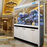 闽江鱼缸水族箱中型80cm1.2米1.5封闭式独立式玻璃生态金鱼缸方形