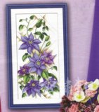 雲繍轩法国DMC正品授权十字绣套件 杂志 紫色藤蔓 植物花卉