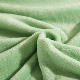 午睡单双人纯色珊瑚绒毯子薄毛毯法兰绒盖毯空调薄荷绿法莱毛巾被