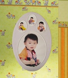 大韩水晶亚米奇相框摆台婚纱摄影楼儿童照放大挂墙烤瓷相框制作