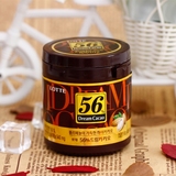 韩国进口乐天56%可可黑巧克力豆加纳球 甜品零食90g/罐巧克力代购