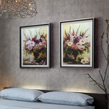花卉花瓶客厅卧室床头装饰画有框画壁画墙画挂画样板房高档室内画