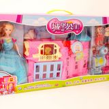 芭美儿8809城堡公主会发光的音乐房子梦幻别墅女孩过家家儿童玩具
