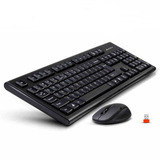 双飞燕7100N游戏办公键盘鼠标套件USB超薄笔记本电脑无线键鼠套装