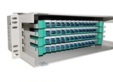 促销48口光纤配线架48芯odf单元箱终端盒SC满配19英寸机柜