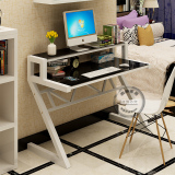 创意简约现代电脑桌台式家用办公桌简易Z型书桌卧室写字台学习桌
