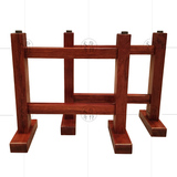 简约现代简易支架 实木原木画案办公桌大班台桌脚 天降奇材