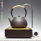 茶大师 飘逸手黑檀加强版 电磁茶炉三合一自动加水上水茶具烧水壶