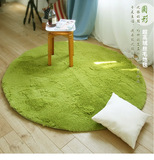欧式卧室丝毛地毯 圆形吊篮电脑椅地垫客厅床边毯瑜伽垫家用防滑