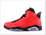 正品Nike Air Jordan/乔丹6代篮球鞋大红AJ6代男子战靴384664-623
