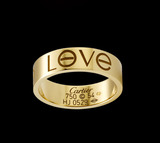 Cartier卡地亚 LOVE标志18K黄金戒指 对戒B4085400