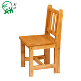 妙竹儿童椅子实木靠背椅楠竹家用餐椅小板凳方凳幼儿园学习椅特价