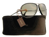 美国直邮代购 Tom Ford太阳眼镜墨镜偏光飞行员 TF 109黑 08R