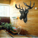 鹿头壁挂欧式创意玄关酒吧家居客厅电视背景墙饰壁饰挂饰装饰品