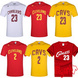 NBA短袖T恤骑士队2号凯里欧文6号詹姆斯篮球运动纯棉t-shirt