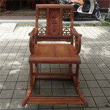 特价 缅甸花梨红木摇椅实木摇椅躺椅逍遥椅午睡椅摇摇椅老人椅