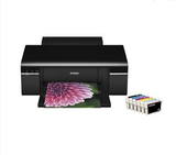 爱普生 R330喷墨 带连供专业照片 光盘6色打印机 热转印打印机