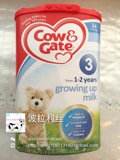 气柱防爆英国本土COW GATE牛栏新包装成长奶粉3段1-2岁间英国直邮