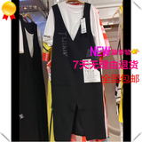 太平鸟女装2016夏季新款代购无袖背带印花口袋连衣裙A3FA6235089