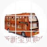儿童玩具车巴士车 双层巴士 电动公共汽车公交车大客车大巴车模
