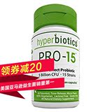 Hyperbiotics合百益 成人益生菌片PRO-15 家庭装肠胃调理美国进口