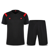 2016新款足球裁判服套装短袖男女专业比赛纯色足球裁判球衣装备