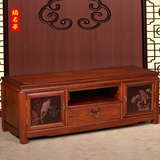 瑞名华 红木电视柜 中式仿古客厅家具 缅甸花梨木电视机柜客厅柜
