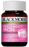 澳洲直邮Blackmores Pregnancy Iron30孕妇专用补铁 30粒