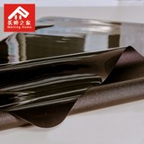 定制黑色系磨砂PVC 防水免洗 软质玻璃餐桌垫茶几桌布 水晶板台布