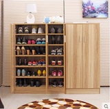 特价包邮简约现代鞋柜大容量实木多层 欧式组合组装木质鞋架简易