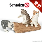 德国思乐Schleich正品【仿真动物模型 S13674 玩耍中的三只小猫】