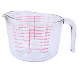 1L透明烘培量杯厨房工具带刻度量杯安全钢化玻璃量杯微波炉专用