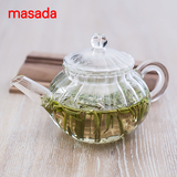 创意可爱日式泡茶壶 功夫茶小茶具 养生花果茶壶MASADA耐热玻璃