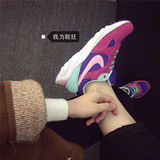 韩国ulzzang休闲低帮女运动鞋百搭跑步街拍透气跑步女鞋内增高鞋