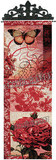 欧美正品 挂毯 壁挂 春天的花朵蝴蝶玫瑰 壁毯 法国编织