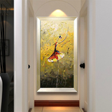 芭蕾舞玄关抽象装饰画过道竖版挂画餐厅卧室走廊壁画美式简约现代