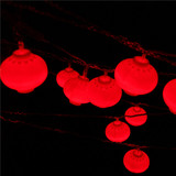 过年春节节日装饰用品大红灯笼led彩灯串婚礼婚庆户外连串小灯笼