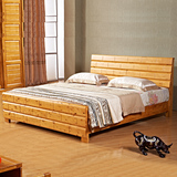 实木床1.2香柏木家具现代中式 成人双人床1.5双人1.8儿童床