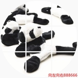 中国熊猫毛绒冰箱贴可爱创意便利贴磁性贴特色纪念品外事出国礼物