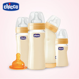 欧洲进口chicco智高新生儿婴儿宝宝奶瓶宽口径配硅胶橡胶防胀气