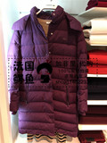 正品代购15秋冬款LACOSTE拉科斯特女式长款羽绒衣(2色) BF3418-I2