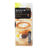 日本即溶咖啡 AGF进口咖啡/MAXIM特浓意式拿铁咖啡70g 5本入/8500