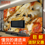 3D瓷砖背景墙 客厅电视影视墙瓷砖 中式艺术玉雕影视墙 古典壁画
