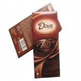 进口俄罗斯巧克力 DOVE德芙正品 原味黑巧克力 礼盒装 100克