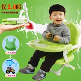儿童吃饭餐椅可折叠宝宝餐桌便携式bb凳婴幼儿可调节桌椅小孩座椅