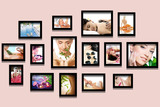 养生美容装饰画挂画SPA美容院会所创意组合 照片墙 相框墙 壁画